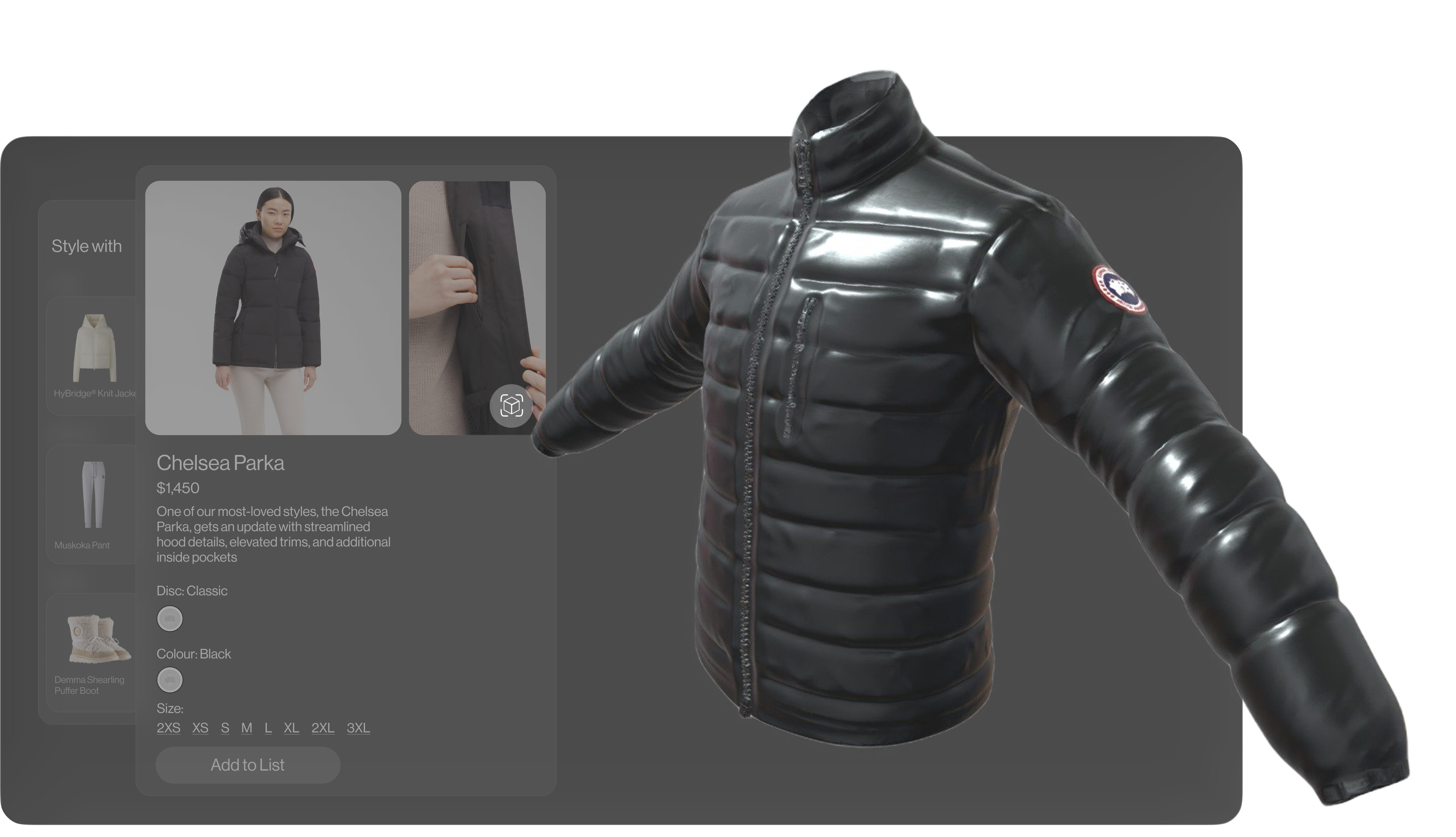 Immersive product exploration